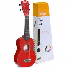 Ukulele Soprano STAGG-RED.